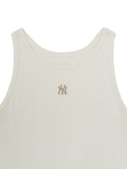 Women's Basic Small Logo Slim Crop Sleeveless T-shirts
