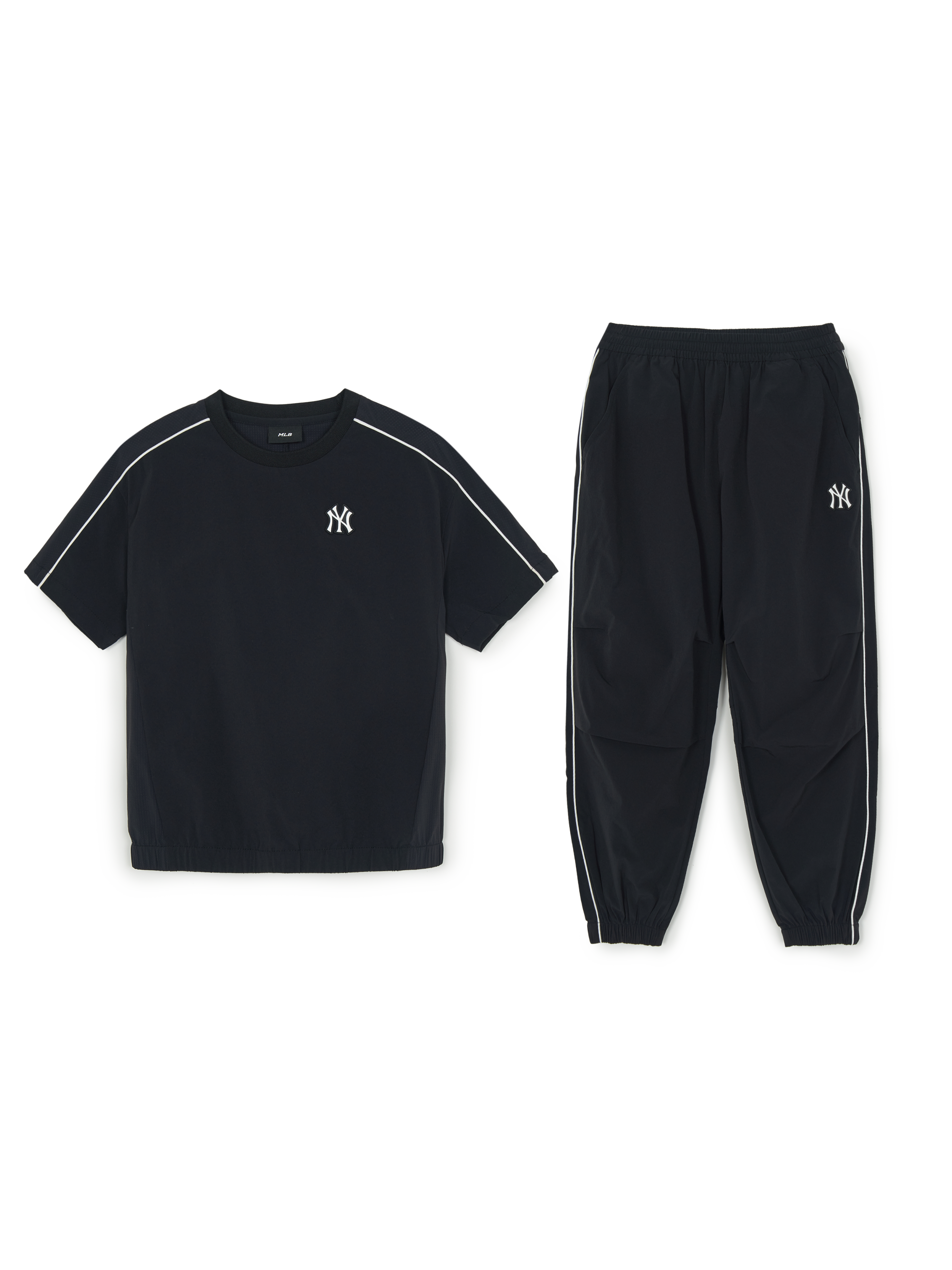Outdoor Basic Woven Pants, T-shirt Set
