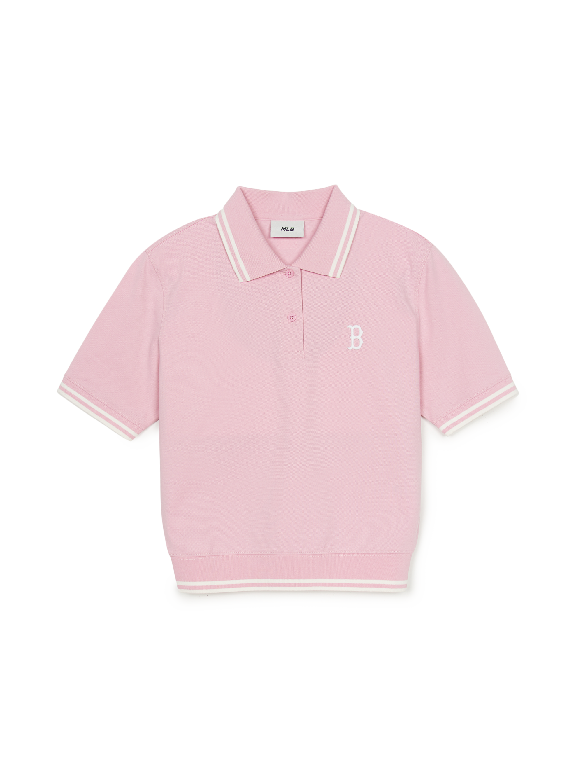 Women's Basic Crop Polo T-shirt