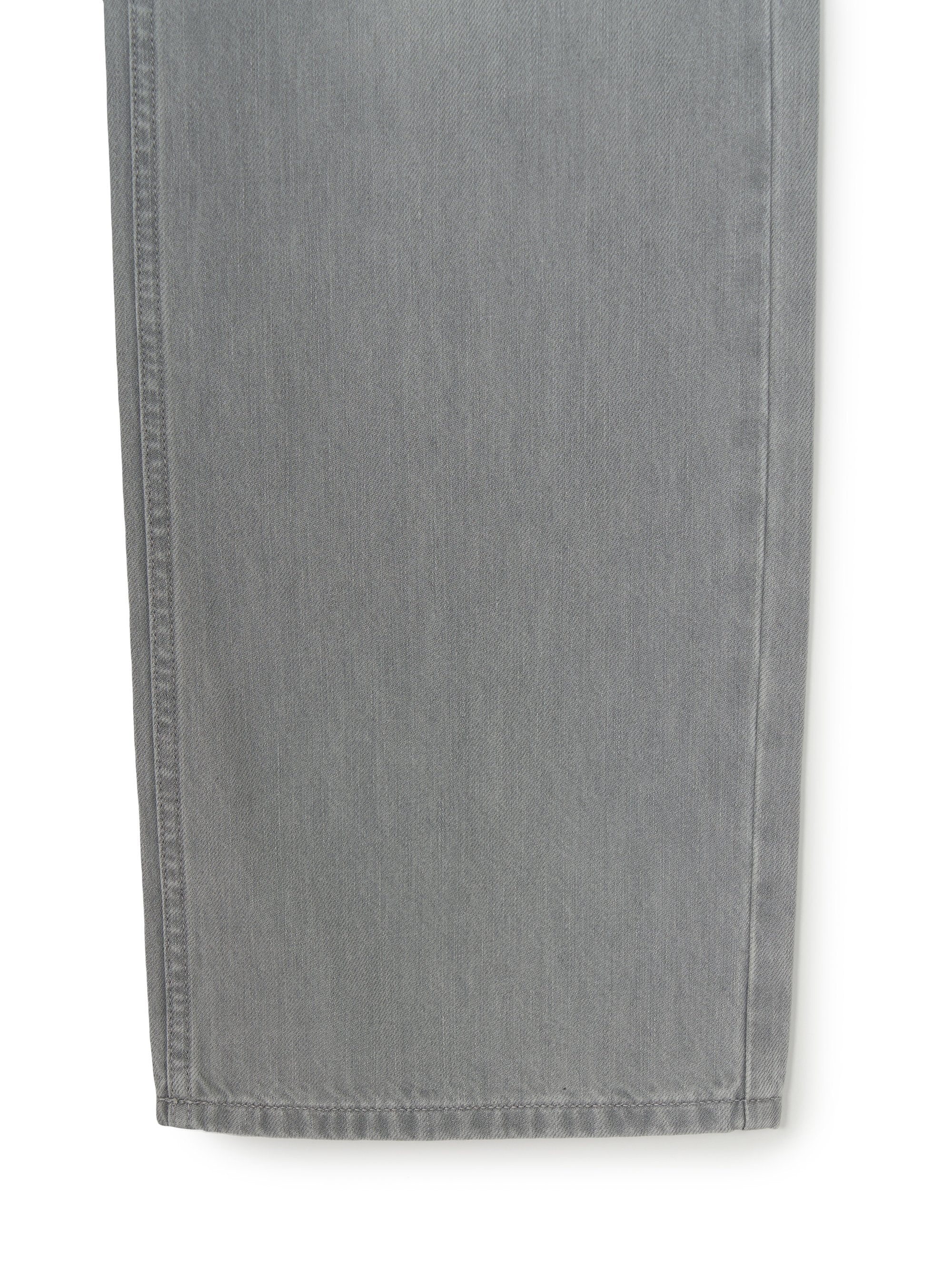 Women's Basic Small Logo Summer Tencel Wide Denim Pants