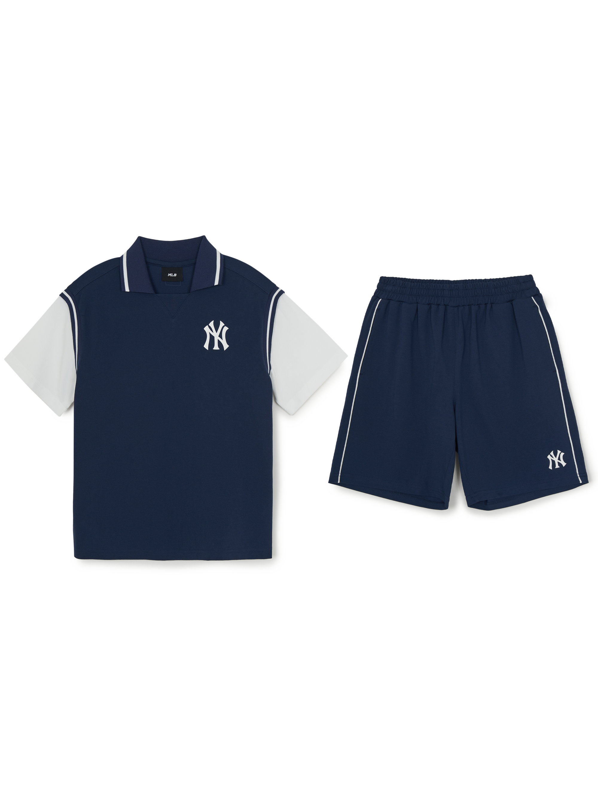 SPORTIVE VARSITY LAYERED T-SHIRT SET