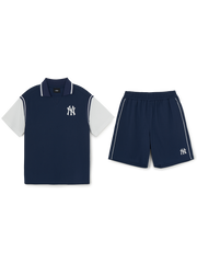 SPORTIVE VARSITY LAYERED T-SHIRT SET