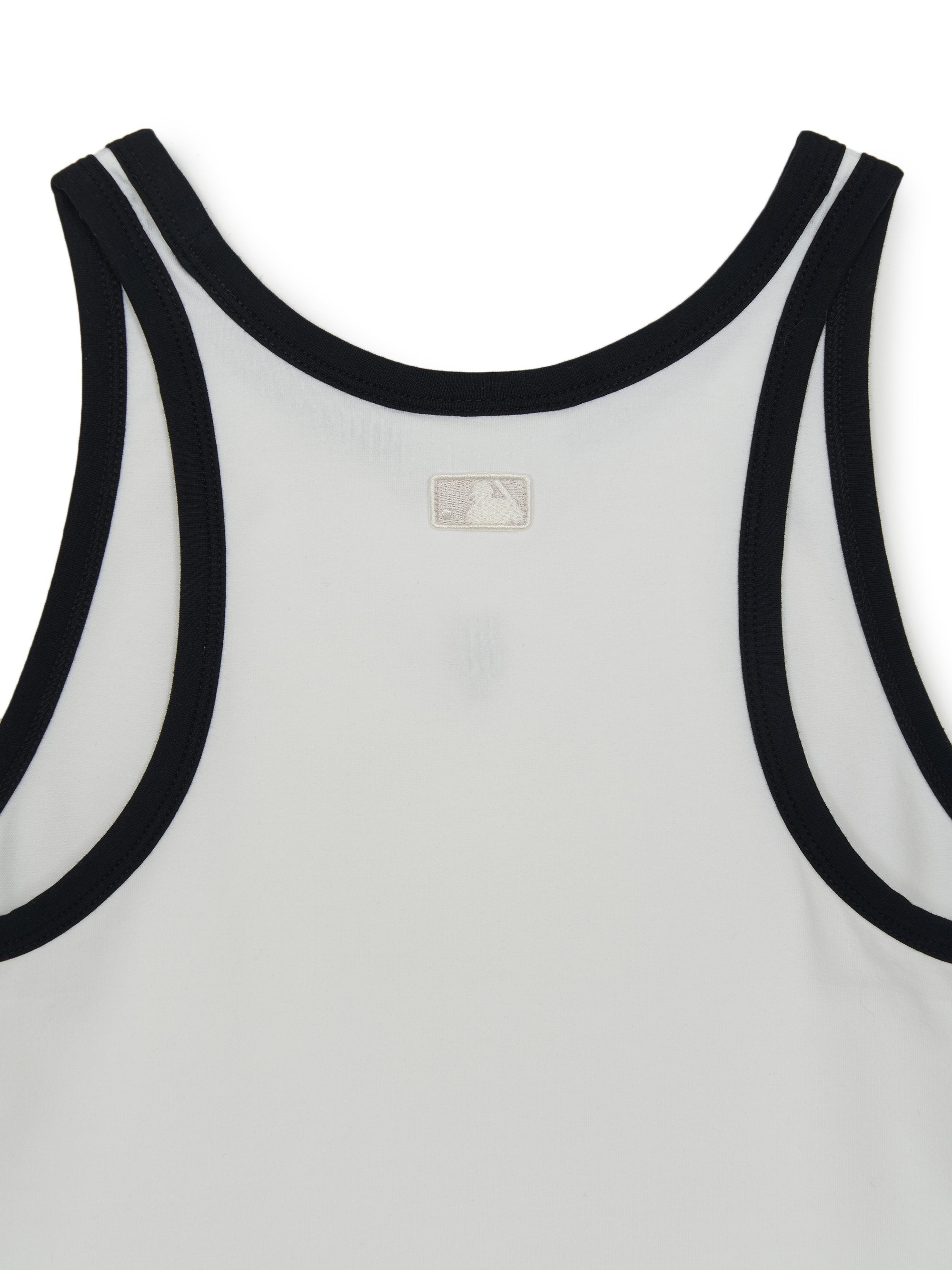 Women's Basic Ringer Crop Sleeveless T-shirt