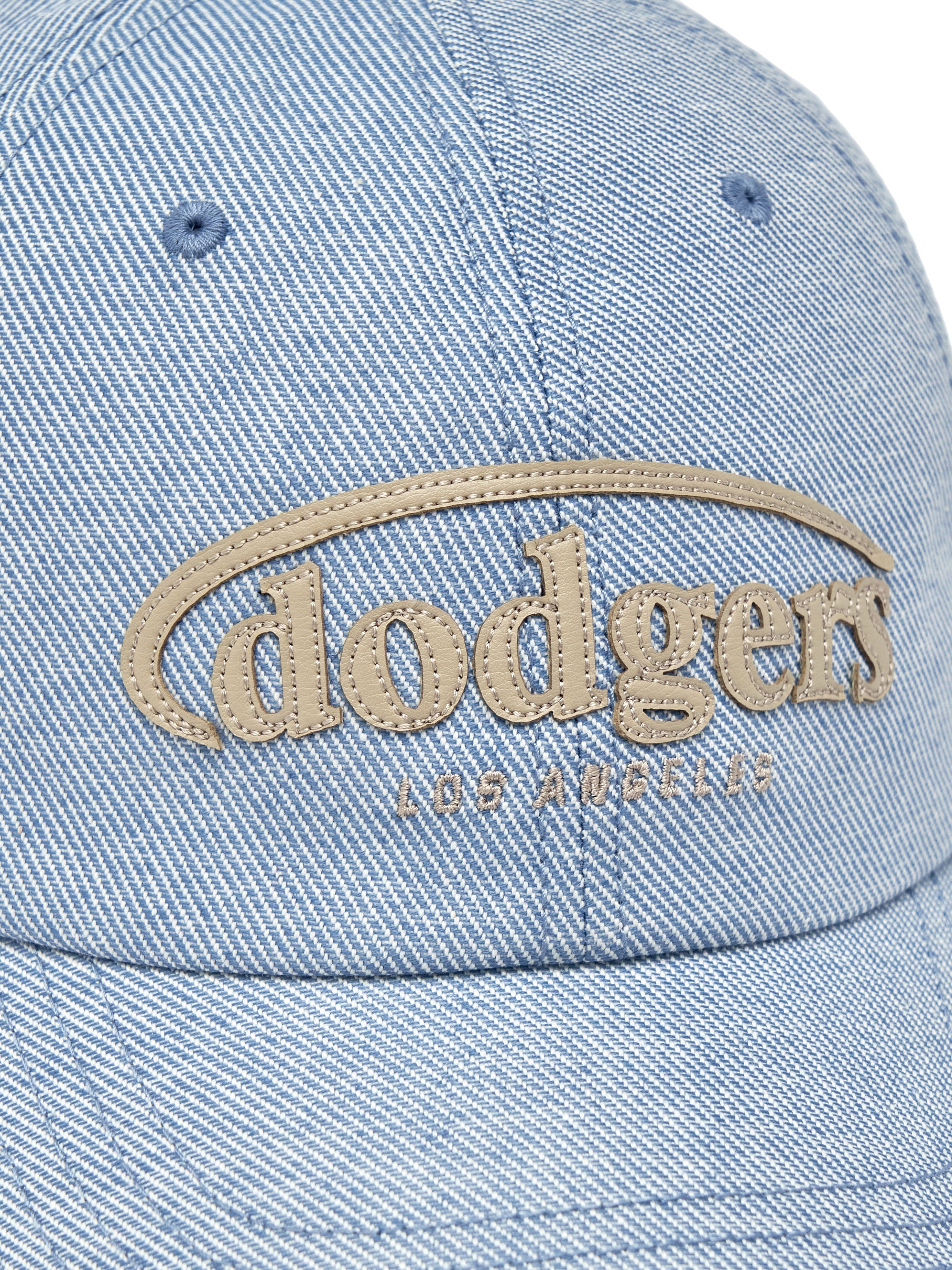 Vintage Denim Curve Logo Unstructured Ballcap