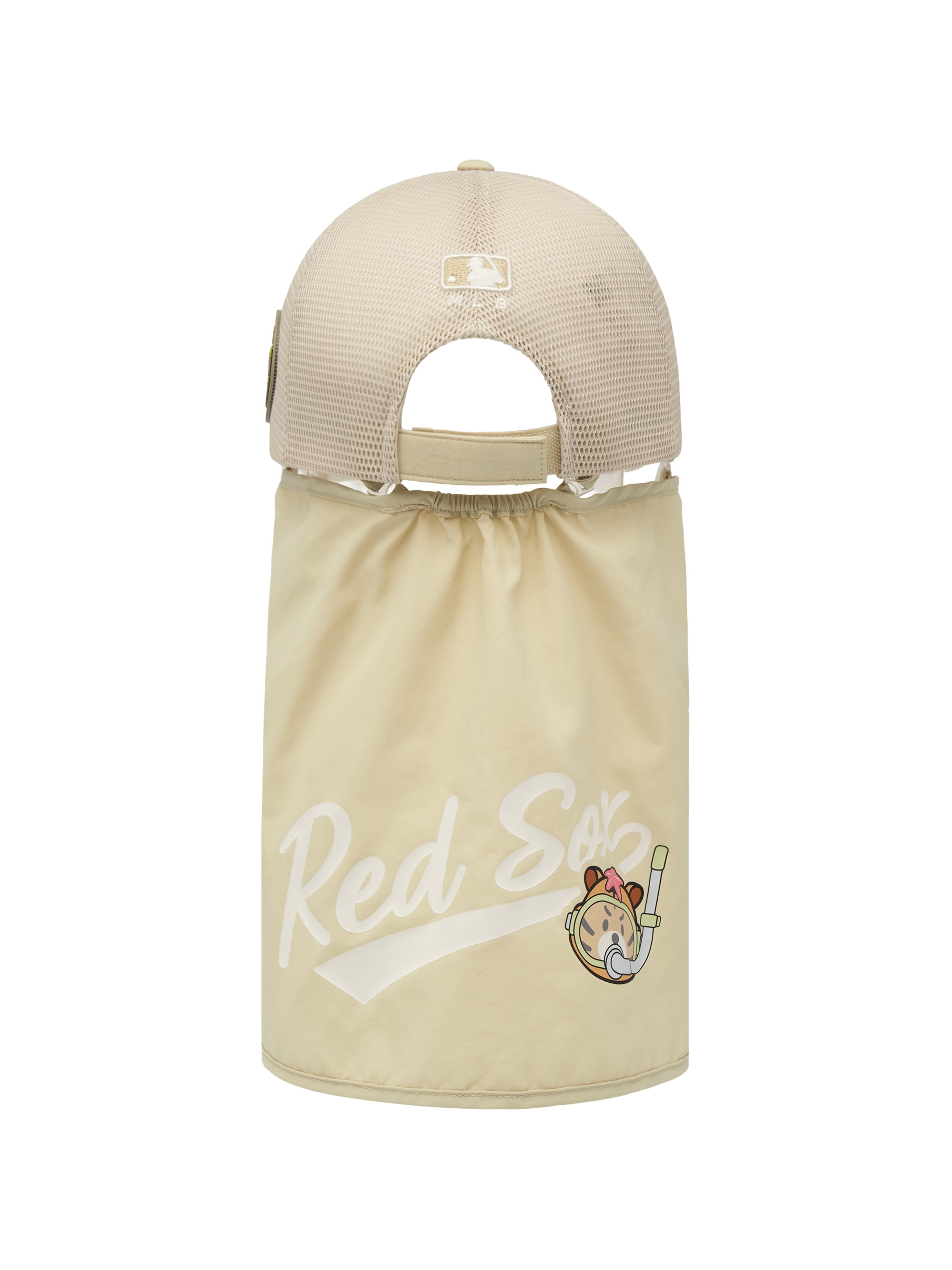 Mega Bear Friends Neck Flap Mesh Cap