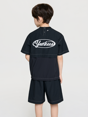 OUTDOOR BASIC WOVEN T-SHIRT SET