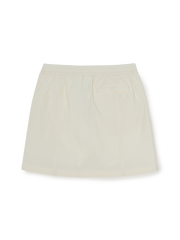 Women's Gorpcore Glossy Shirring Mini Skirt