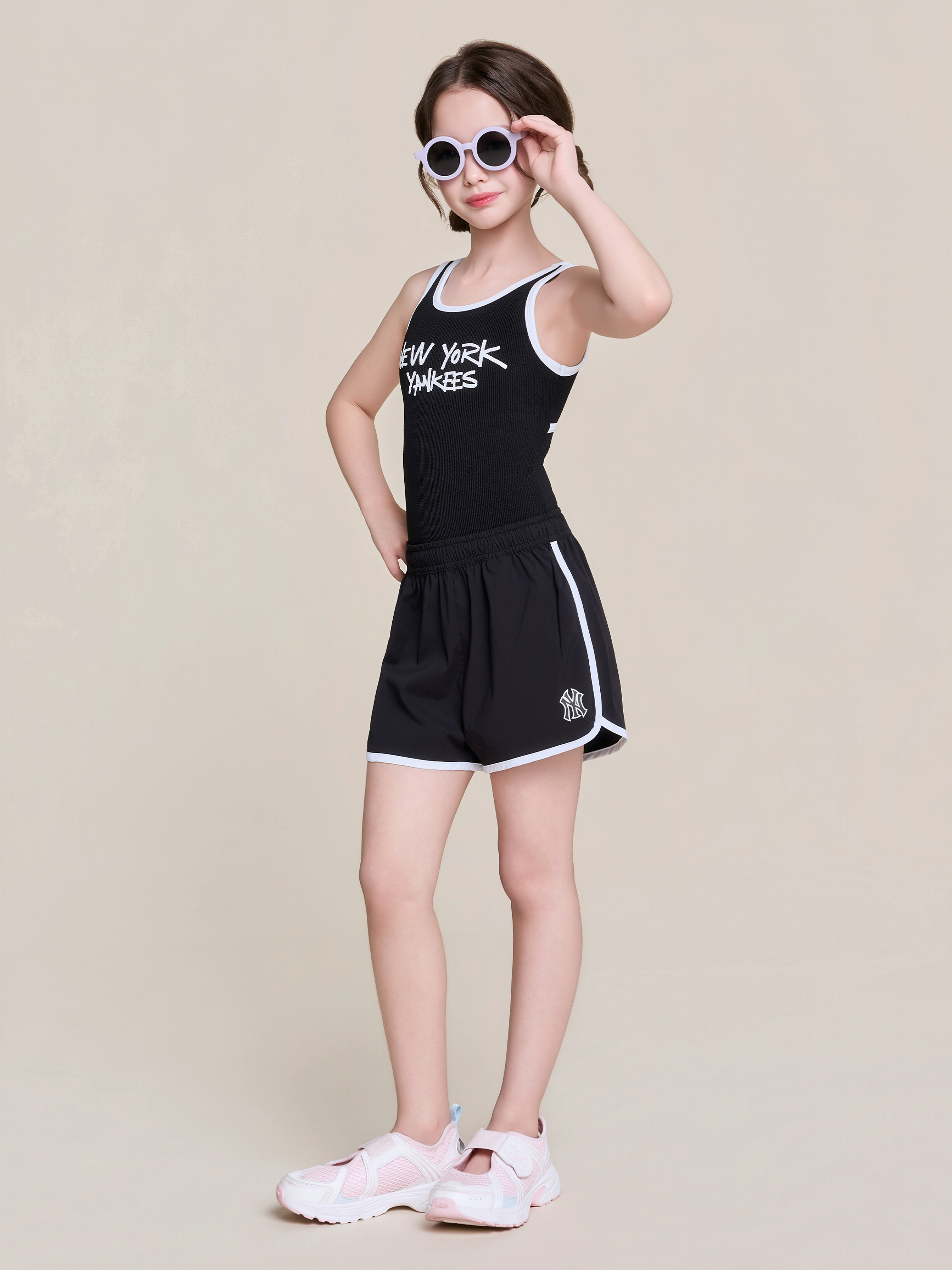 Girl's Street Mesh Hood Zip-Up 3P Set