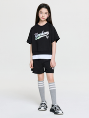 Street Basic Layered T-shirt Set (Girl's)