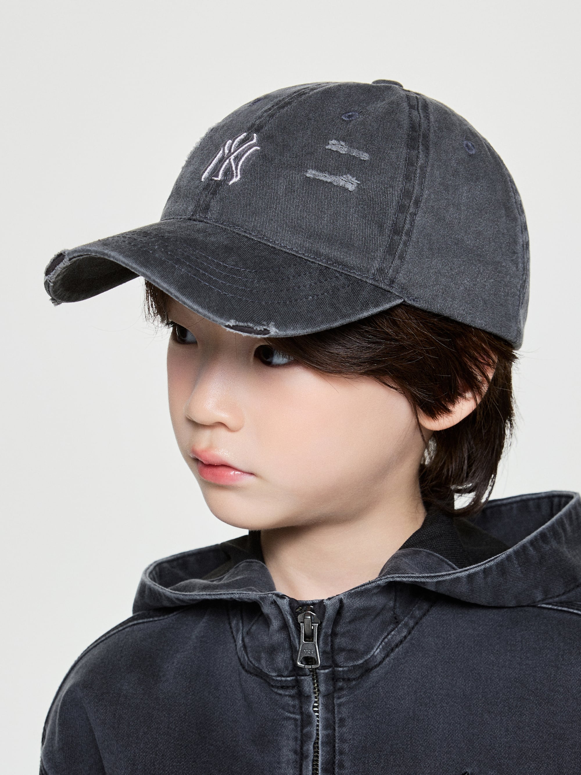 Pigment Damaged Washing Ballcap