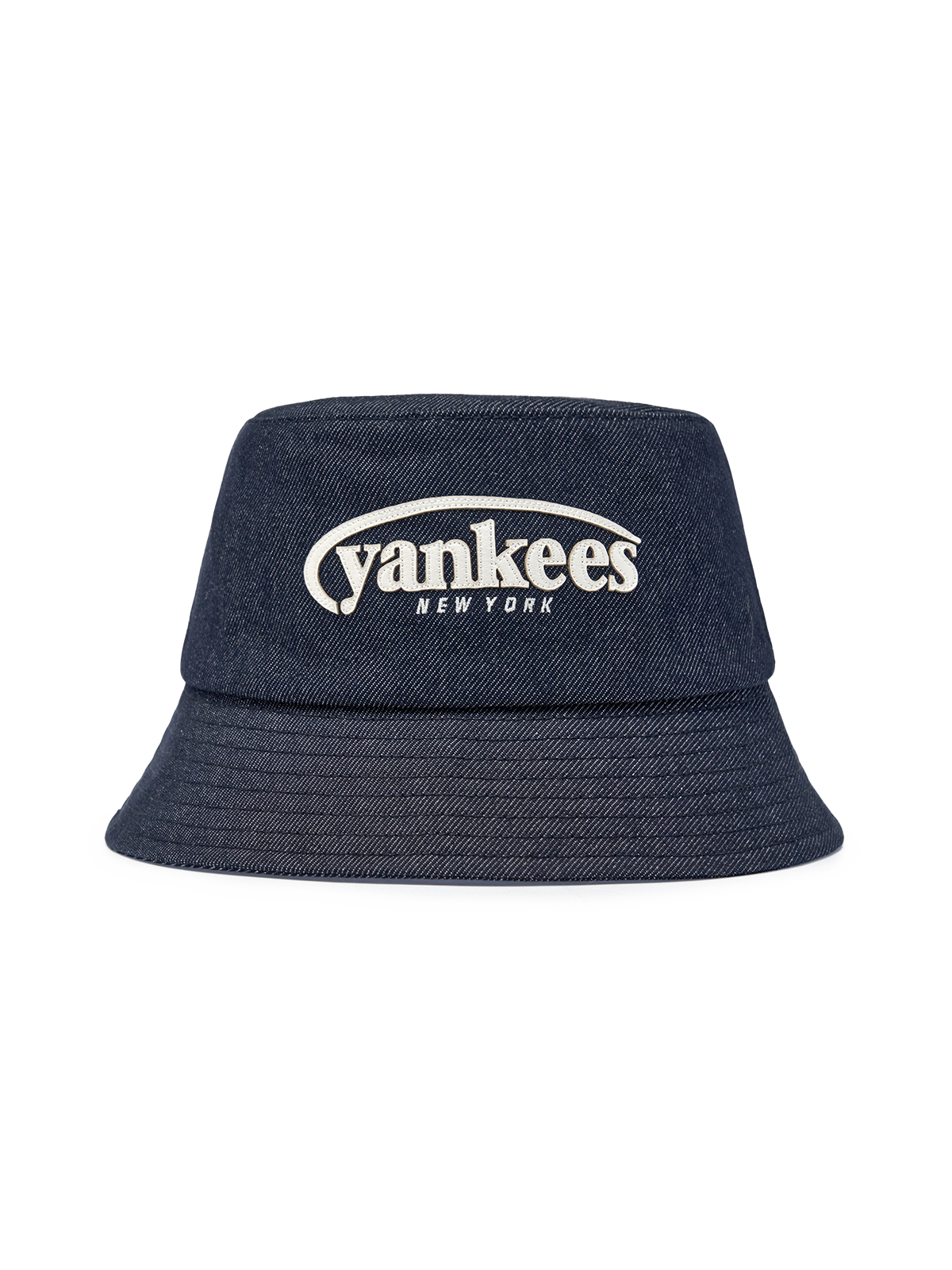 Vintage Denim Curve Logo Bucket Hat
