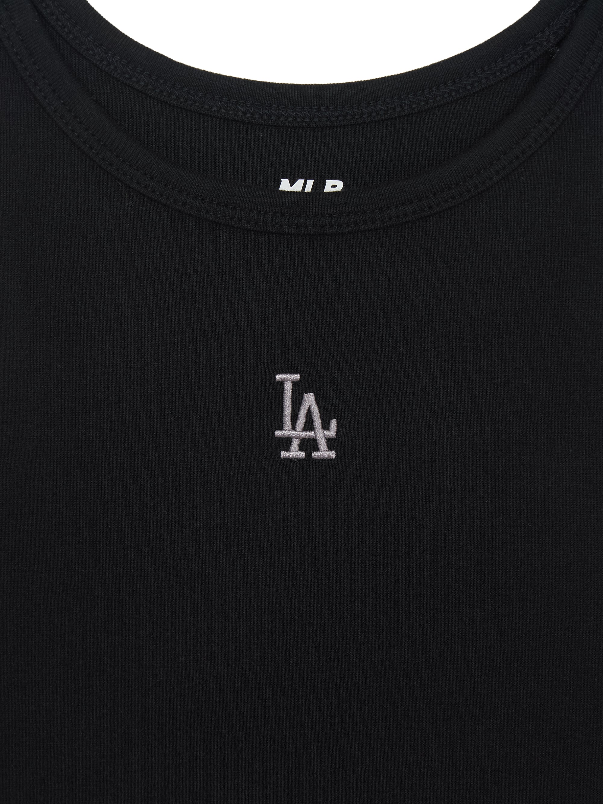 Women's Basic Small Logo Slim Crop Sleeveless T-shirts