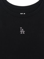 Women's Basic Small Logo Slim Crop Sleeveless T-shirts