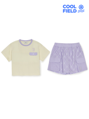 cool Field Mono-outdoor T-shirt Set (girl's)