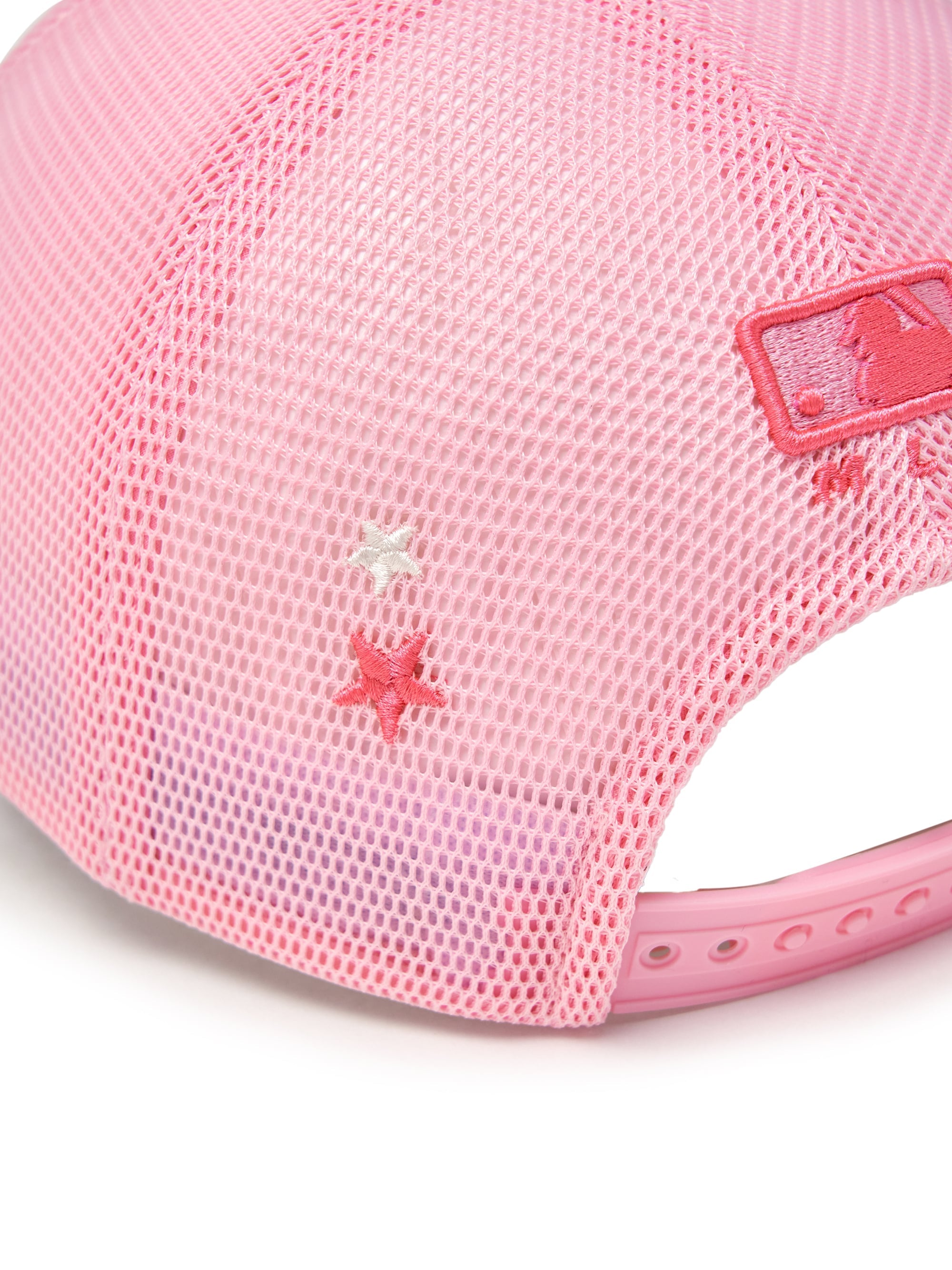 Mirror Brim Color Block All-Mesh Cap