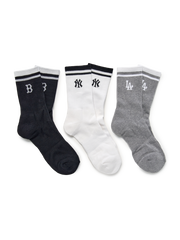 Daily Stripe Mid Socks 3Pairs Set