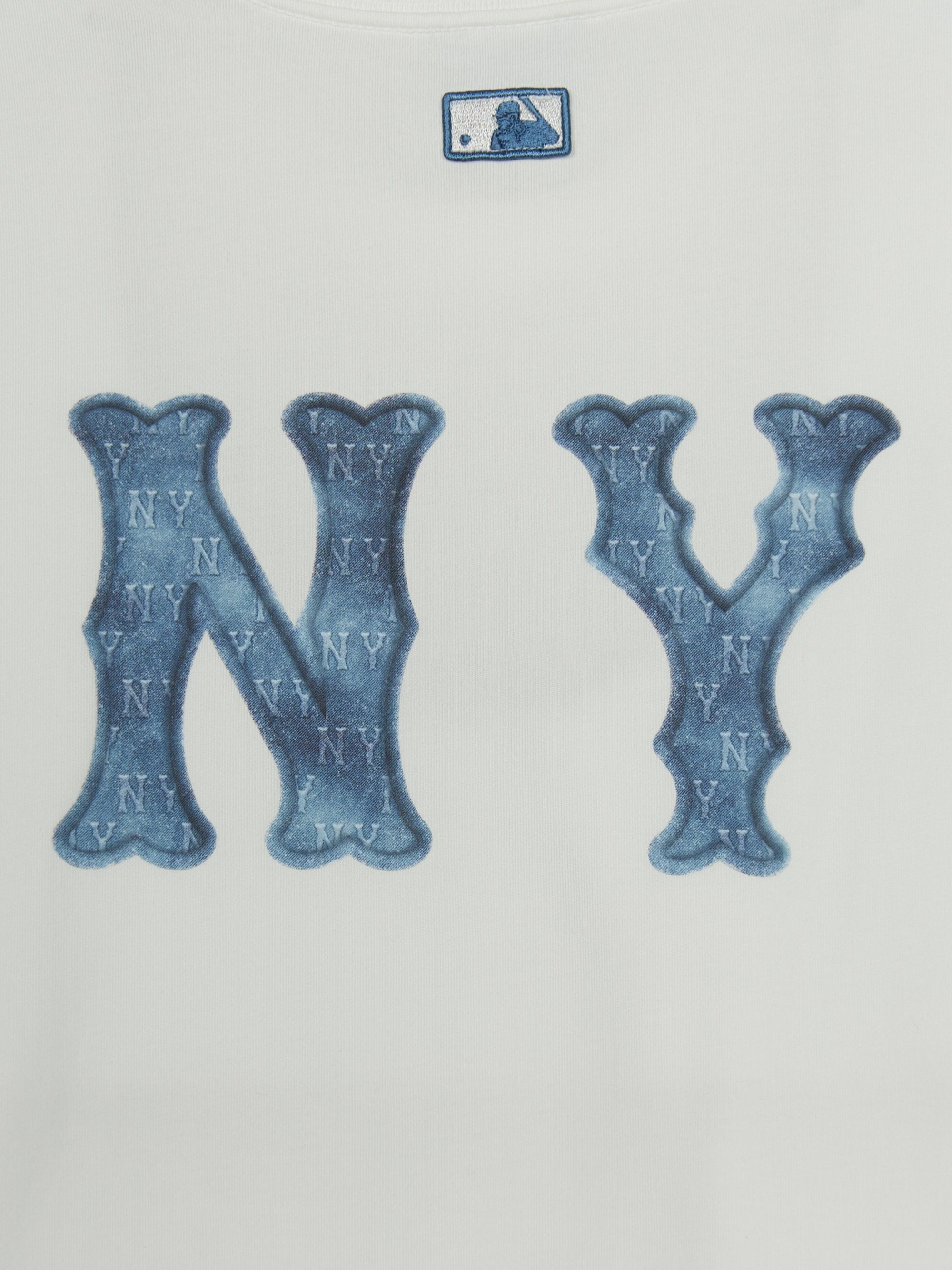 Monogram Denim Coopers Big Logo T-shirt