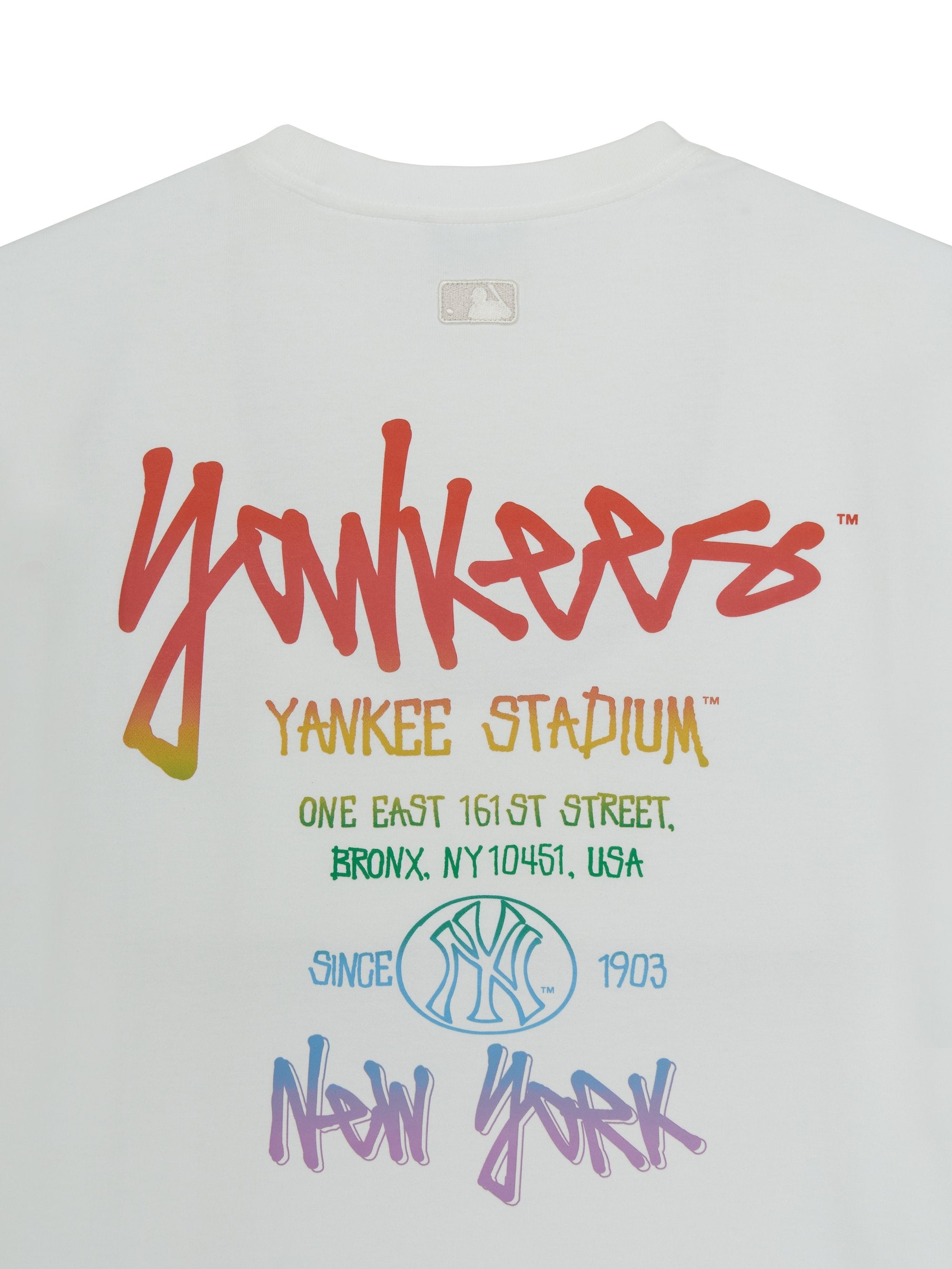 Basic Street Color Lettering Over Fit T-shirt