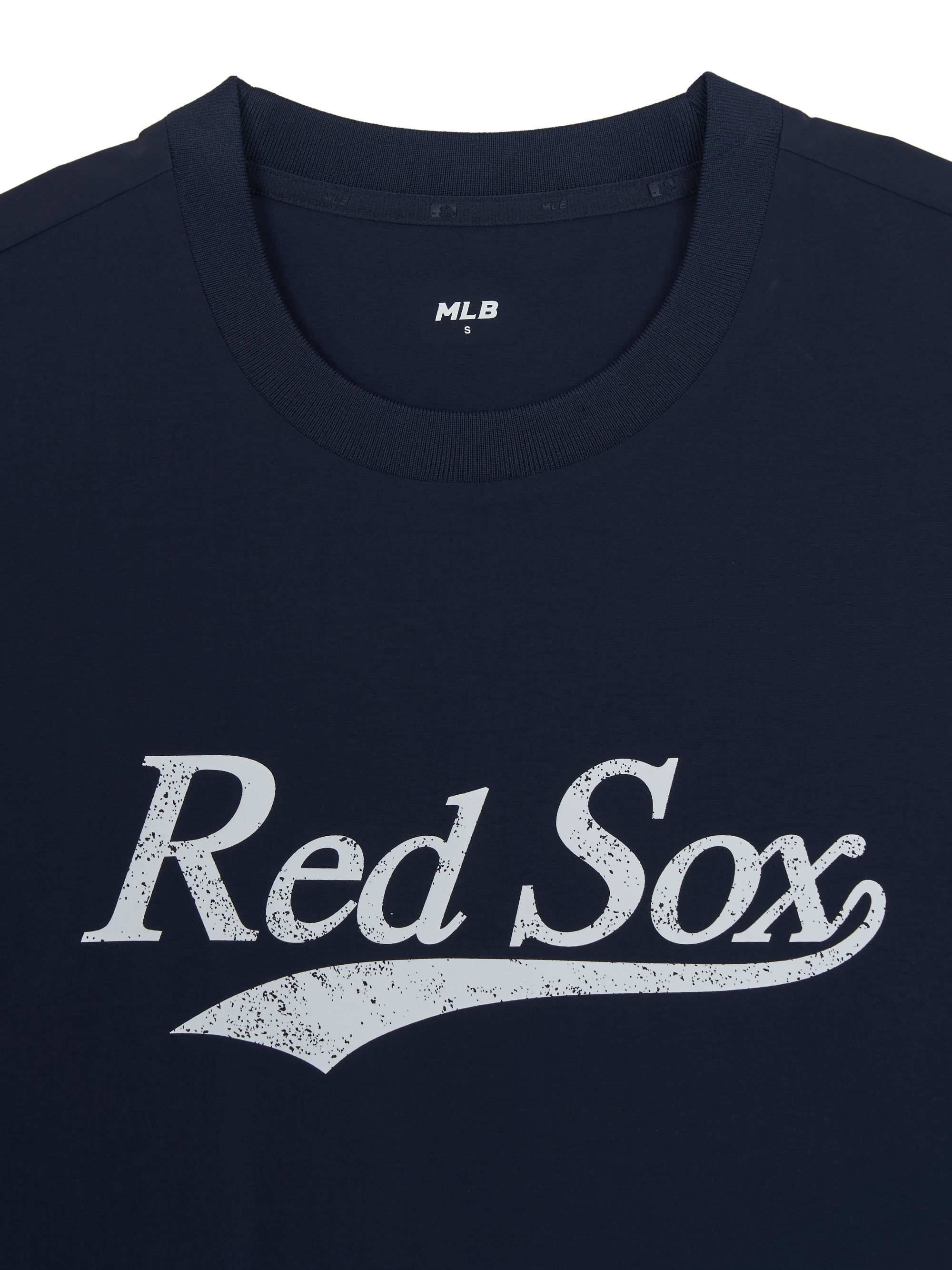 Varsity Cursive Woven Short Sleeve Sweatshirt