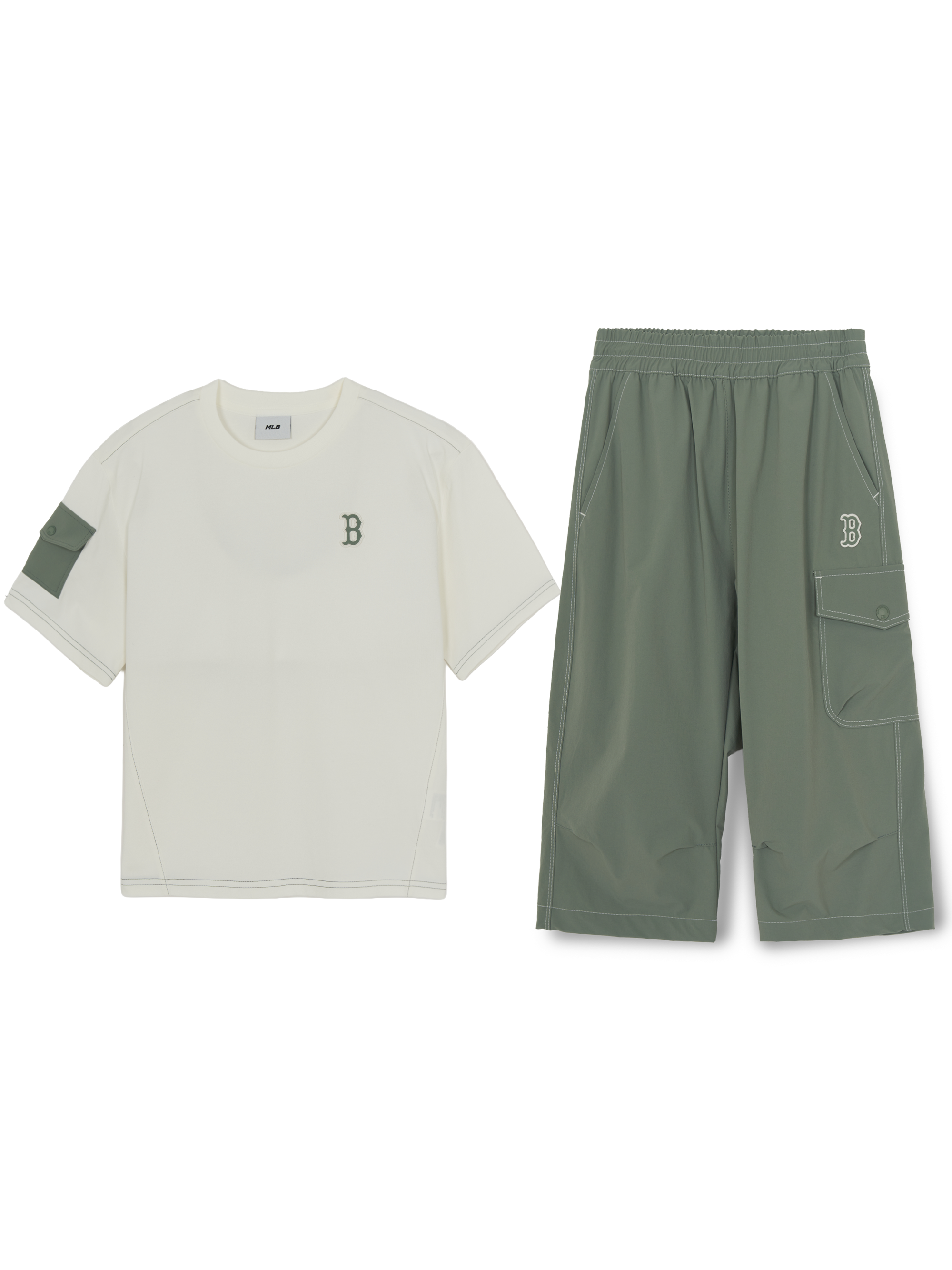 OUTDOOR BASIC PANTS, T-SHIRT SET