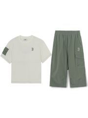 OUTDOOR BASIC PANTS, T-SHIRT SET