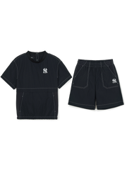 OUTDOOR BASIC WOVEN T-SHIRT SET