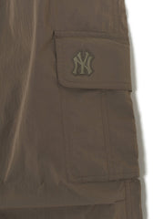Women's GORPCORE Glossy High Waist Cargo Wide Flare Pants