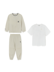 Online Exclusive Basic Woven Sweatshirt 3P Set
