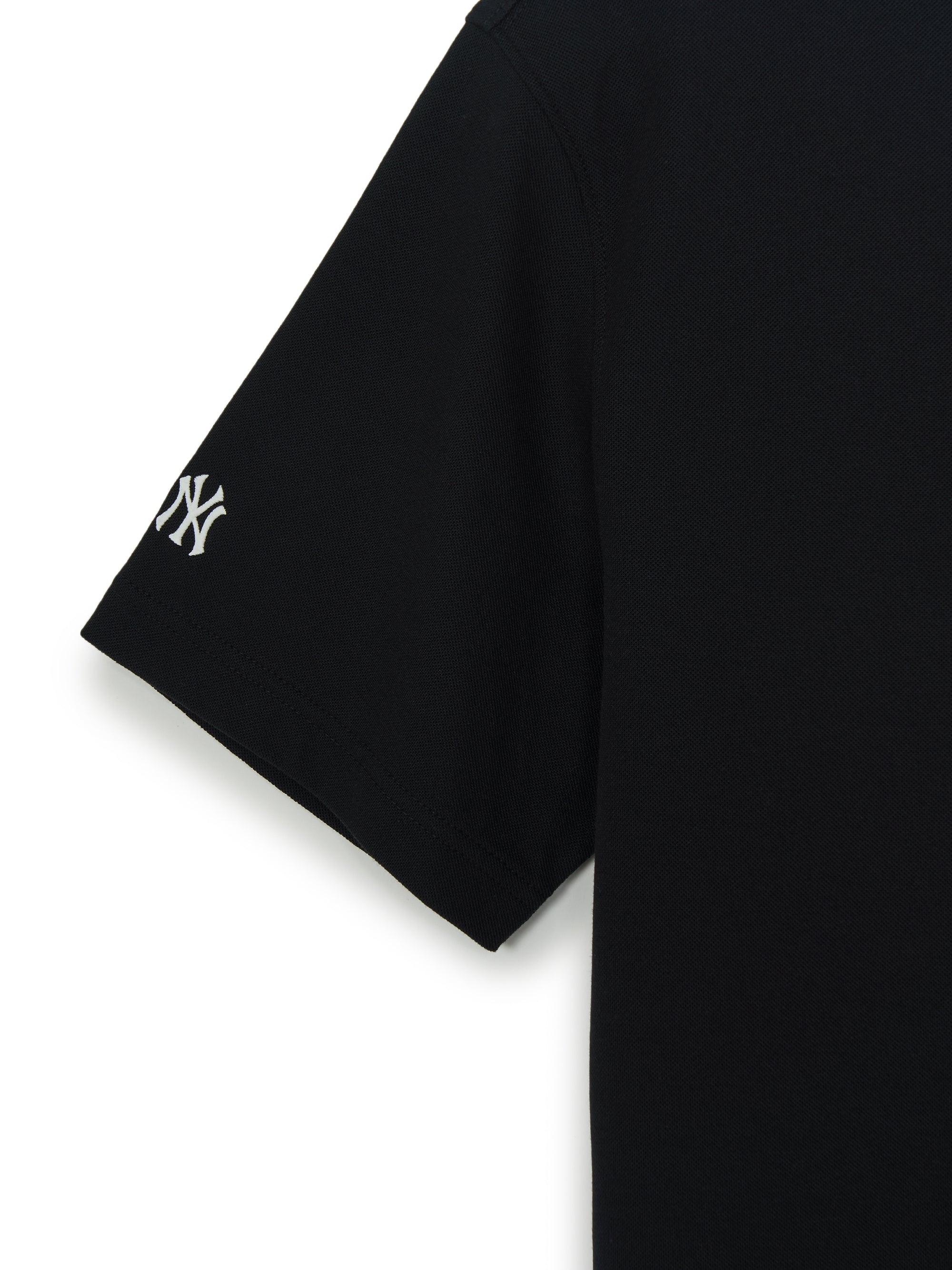 Basic Small Letter Comfortable Fit Polo T-Shirts