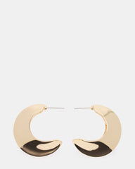 CRESCENT EARRINGS GOLD