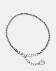 ROPE CHAIN ANKLET SILVER